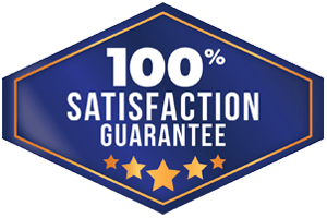 100% Satisfaction Guarantee Badge